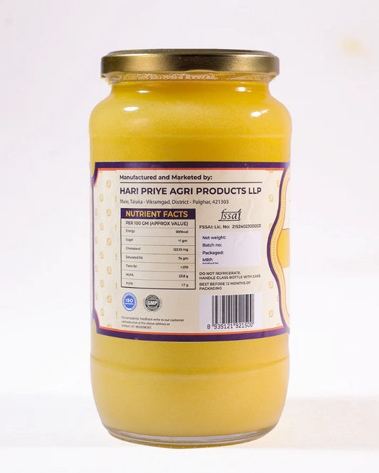 Organic A2 Gir Cow Ghee 1 Litre