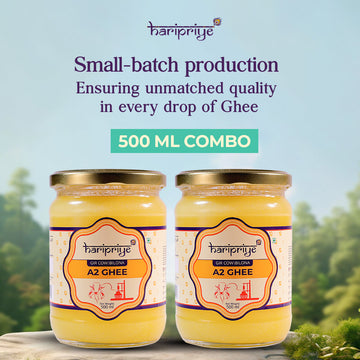 Organic A2 Gir Cow Ghee 500ml Combo Pack