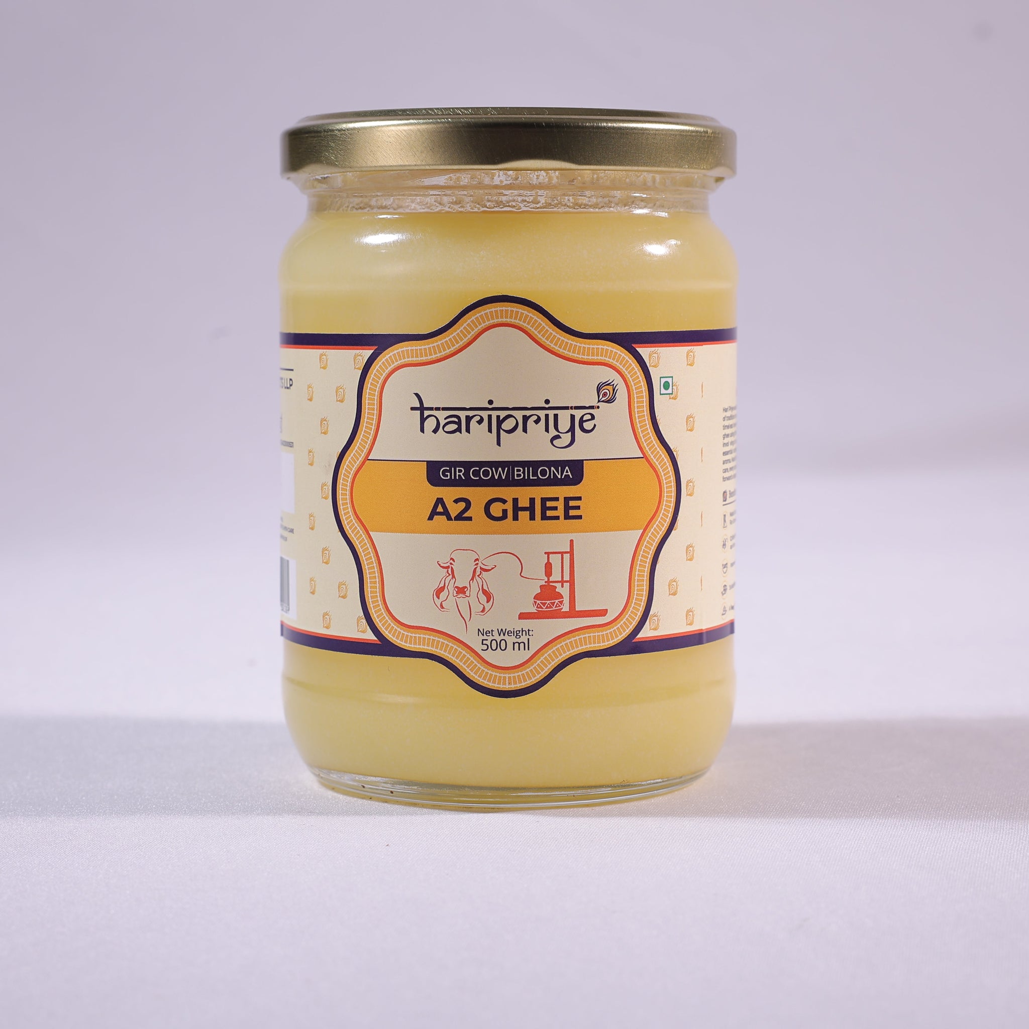 Organic A2 Gir Cow Ghee 500ml